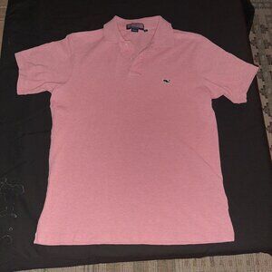 Vineyard Vines by Shep & Ian Men’s Polo – Pink – Size Small